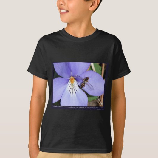 Aard van liefdesvogels-Voet Violet T-shirt (Voorkant)