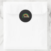 Aardachtdag alledag regenboogpingboom ronde sticker (Tas)