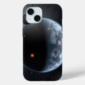 Aardachtige planeet met oceanen die zijn oppervlak Case-Mate iPhone case (Achterkant)