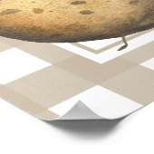 Aardappel 1e verjaardagsfeest welkom poster (Hoek)