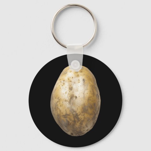 Aardappel Aardappels Eten Halloween Kostuum Grappi Sleutelhanger (Voorkant)