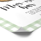 Aardappel baby shower - Momosa bar Poster (Hoek)