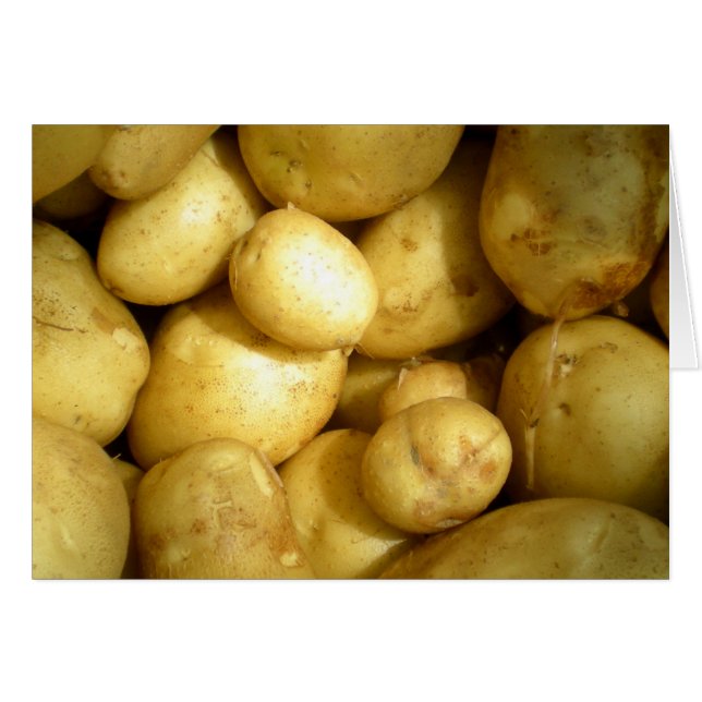 Aardappel Blank Kaart (Voorkant Horizontaal)