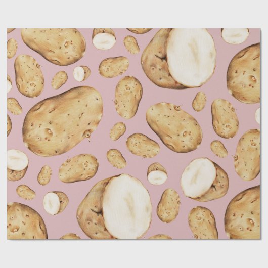 Aardappel Cadeaupapier (Vlak)
