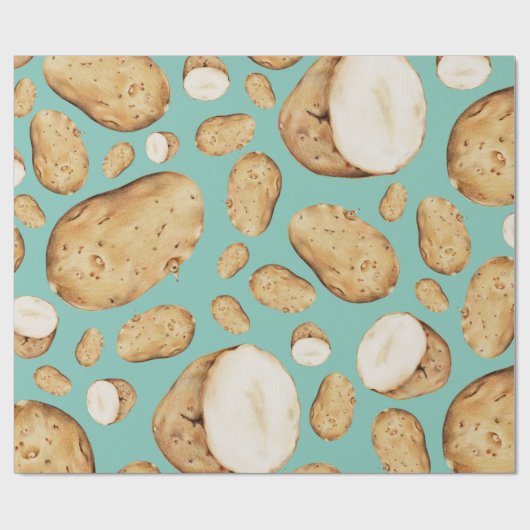 Aardappel Cadeaupapier (Vlak)