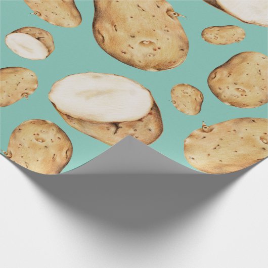 Aardappel Cadeaupapier (Hoek)