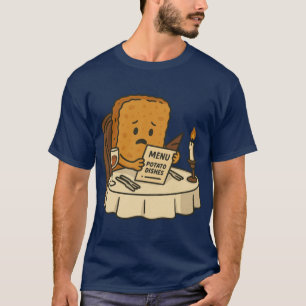 Aardappel Dilemma Hash Brown Schrik T-shirt