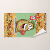 Aardappel Franse Friet Ketchup Badkamer Handdoek S (Handdoek)