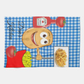 Aardappel, Franse groente, Pset Kitchen Handhanddo Theedoek (Horizontaal)