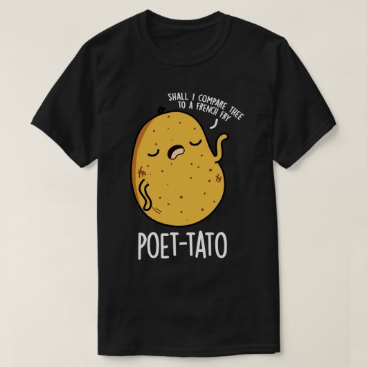 Aardappel Funny Potato Pun 1 T-shirt (Design voorkant)