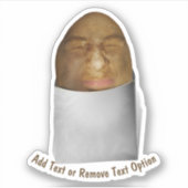 Aardappel Grimassen  Sticker (Voorkant)