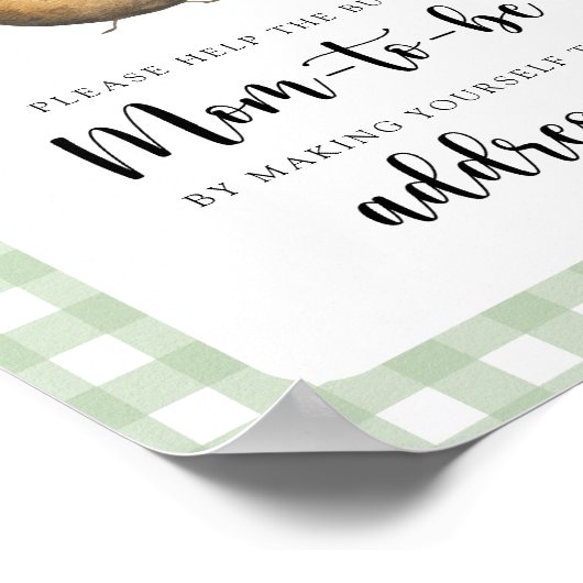 Aardappel - Help de drukke moeder-to-be Poster (Hoek)