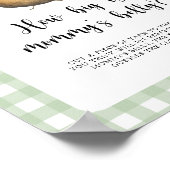 Aardappel - hoe groot is het buikspel van mama poster (Hoek)