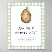 Aardappel - hoe groot is het buikspel van mama poster (Voorkant)