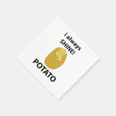 Aardappel Ik Schijn Altijd Grappig Aardappelfeest Servet (Hoek)