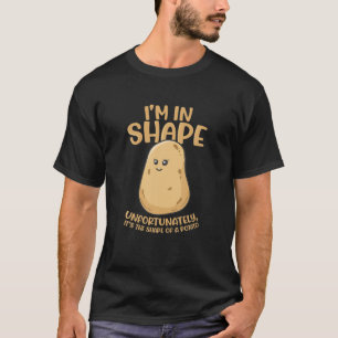 Aardappel ik zit in de vorm Funny Food Yam T-shirt