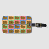 Aardappel in Pop Art stijl Bagagelabel (Voorkant (horizontaal))