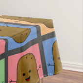 Aardappel in Pop Art stijl Tafelkleed (Voorbeeld)