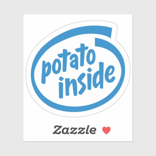 Aardappel Inside Sticker (Vel)