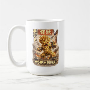 Aardappel Kaiju – Retro Japans Monsterposter Koffiemok