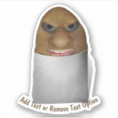 Aardappel Neus Sticker (Voorkant)