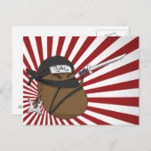 Aardappel Ninja Briefkaart (Voorkant / Achterkant)