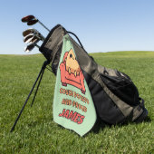 Aardappel op de bank en trots golfhanddoek (Groen)