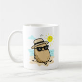 Aardappel Op Het Strand Zomerstemming Koffiemok (Links)