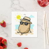 Aardappel Op Het Strand Zomerstemming Servet (Insitu)