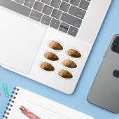 Aardappel op maat gemaakte stickers (Laptop met iPhone)