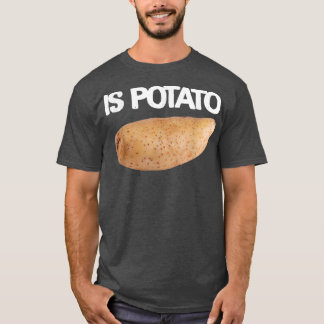 Aardappel op televisie zoals op late avond wordt g t-shirt