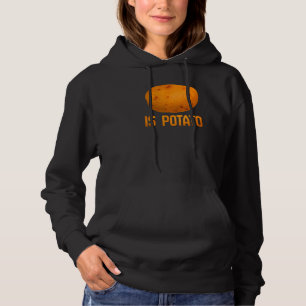 Aardappel op televisie, zoals te zien op late avon hoodie