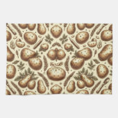 Aardappel Patroon Keukenhanddoek (Horizontaal)