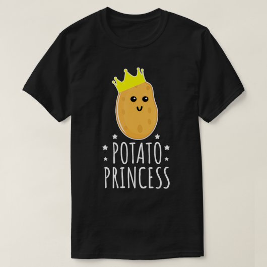 Aardappel Prinses3244 T-shirt (Design voorkant)