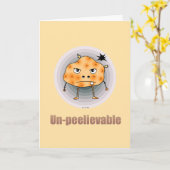 Aardappel Pun Congrats Kaart - On-schilbaar (Gele Bloem)