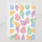 Aardappel Schilderfeest Uitnodiging (Achterkant)