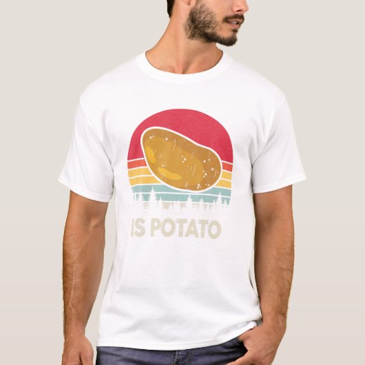 Aardappel Shirt Aardappel Liefhebber Grappig (Voorkant)