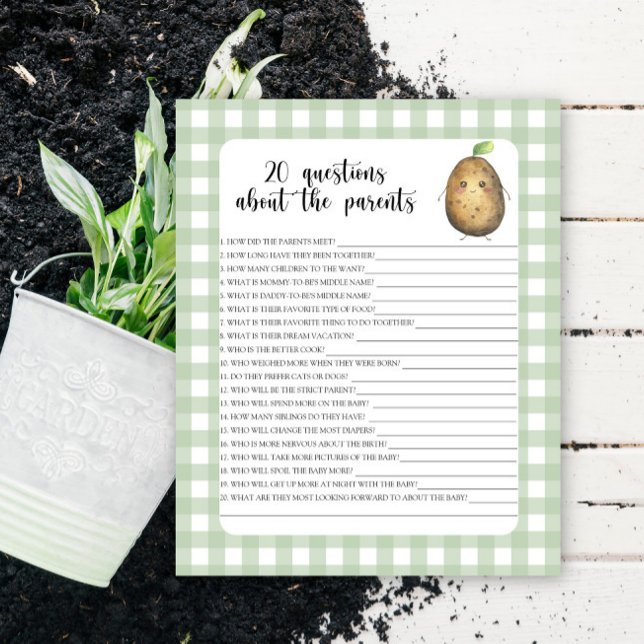 Aardappel - spelletjes - 20 vragen over de ouders (Creator heeft geüpload)