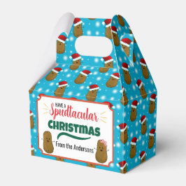 Aardappel Spudtaculair Kerstmis Gepersonaliseerd Bedankdoosjes