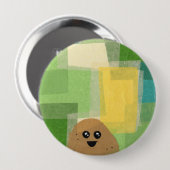 Aardappel! Vegeta-Button Ronde Button 4,0 Cm (Voorkant /achterkant)