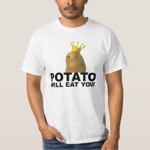 Aardappel Zal Jou Grappig T-Shirt Eten