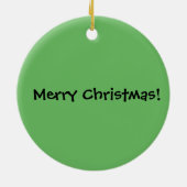 Aardappelaardappelen met kerstkerstkerstkerstcadea keramisch ornament (Achterkant)