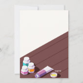 Aardappelbakken Schilderfeest Kaart (Achterkant)