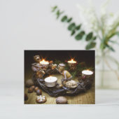 Aardappelbladeren op de rand van de afgrond - Kers Briefkaart (Staand voorkant)