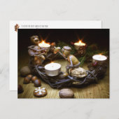 Aardappelbladeren op de rand van de afgrond - Kers Briefkaart (Voorkant / Achterkant)