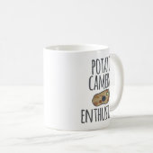 Aardappelcamera liefhebber Goofy Fotografie Humor Koffiemok (Voorkant rechts)