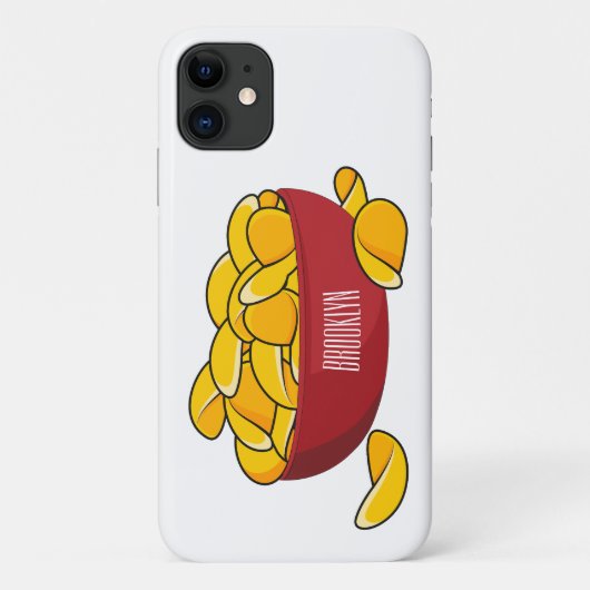 Aardappelchipafbeelding cartoon Case-Mate iPhone case (Achterkant)