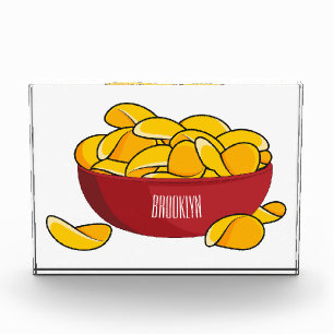 Aardappelchipafbeelding cartoon fotoblokken
