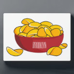Aardappelchipafbeelding cartoon fotoplaat<br><div class="desc">Aardappelchipafbeelding cartoon</div>