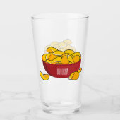 Aardappelchipafbeelding cartoon glas (Voorkant)
